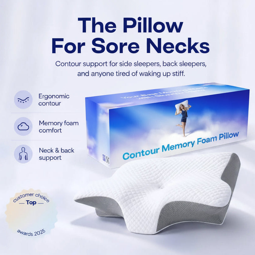 Velmesta Cervical Contour Comfort Pillow