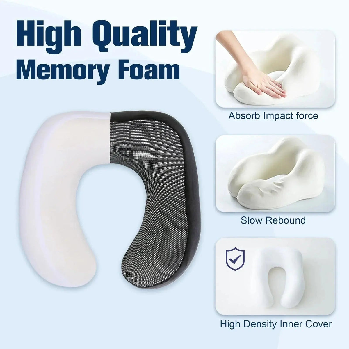 Velmesta Hooded U-Shaped Travel Pillow