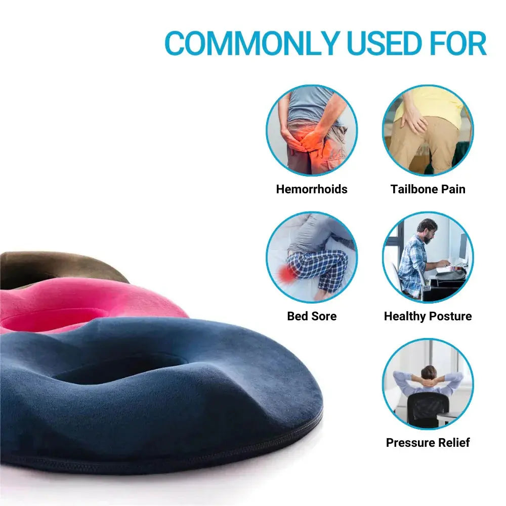 Velmesta Donut-Shaped Chair Cushion
