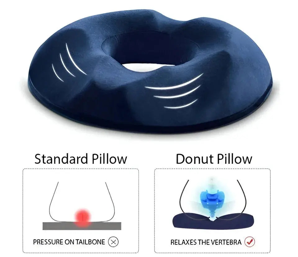 Velmesta Donut-Shaped Chair Cushion