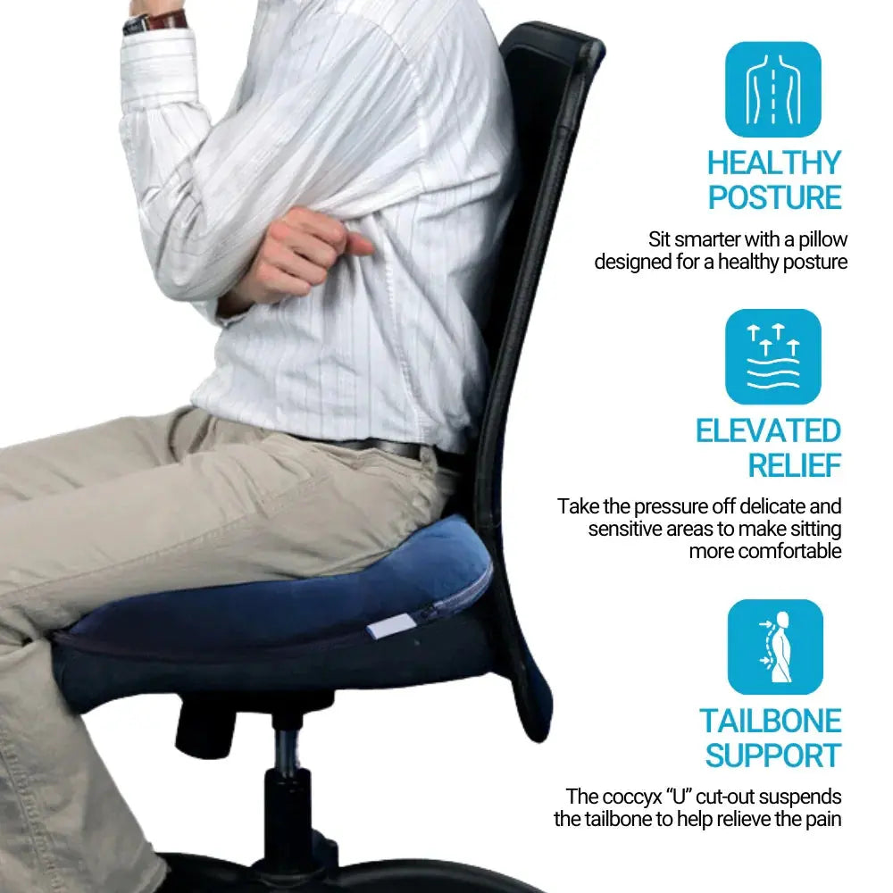 Velmesta Donut-Shaped Chair Cushion