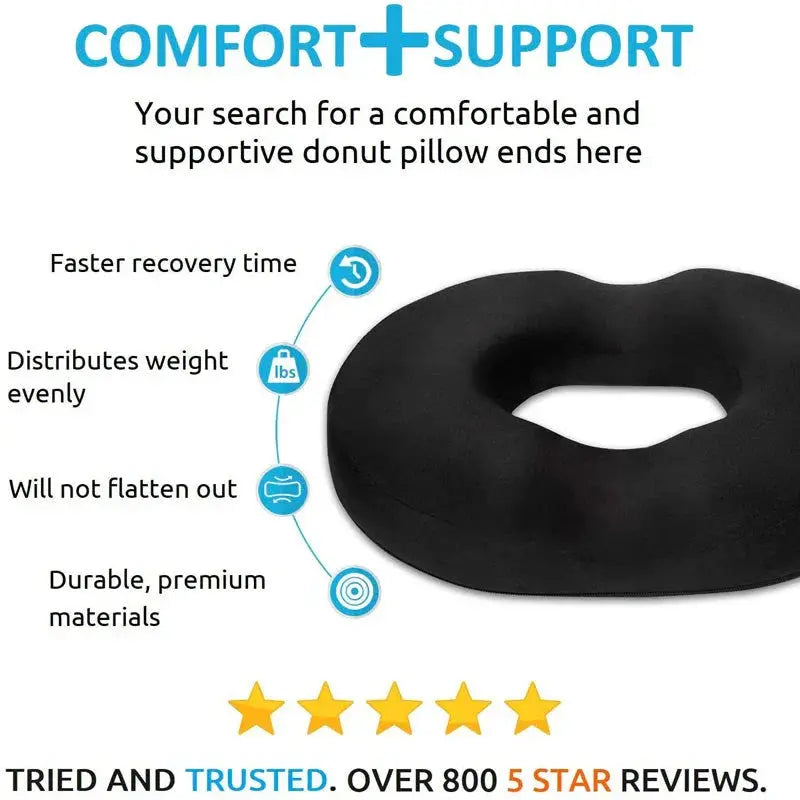 Velmesta Donut-Shaped Chair Cushion