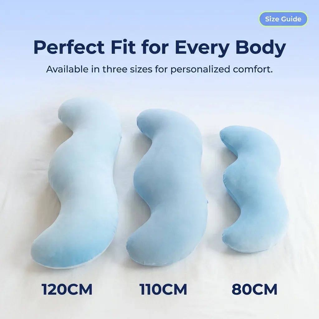Velmesta Pea Pod Snuggle Pillow for Side Sleepers - view 7