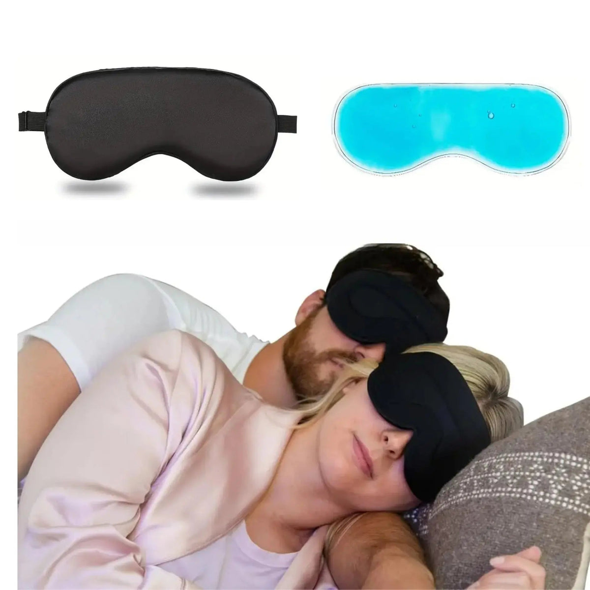 Velmesta Hot and Cold Gel Silk Sleep Mask