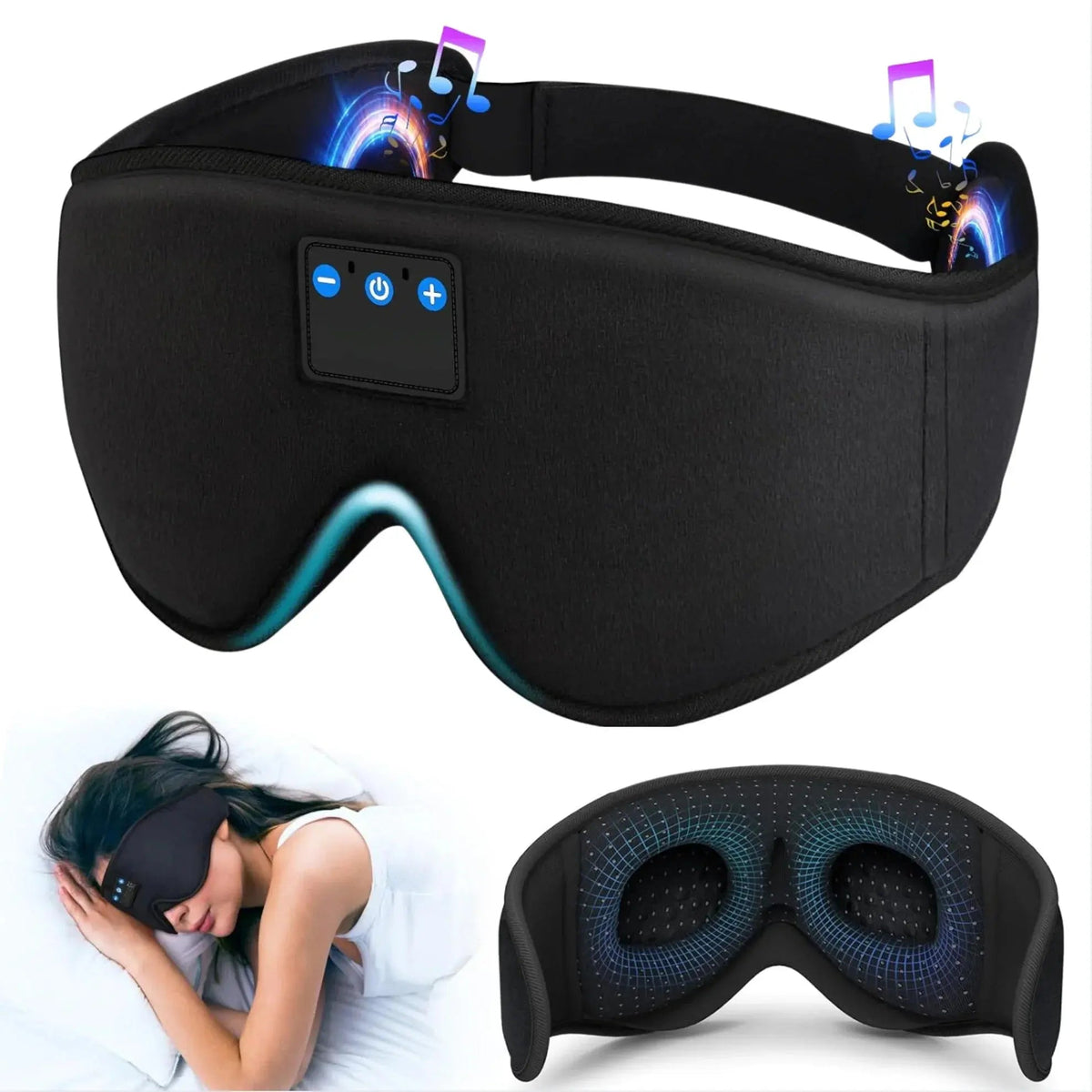 Velmesta Bluetooth Sleep Mask with Headphones