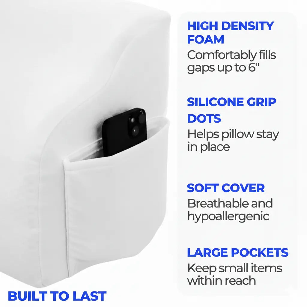 Velmesta Mattress Gap Wedge Pillow