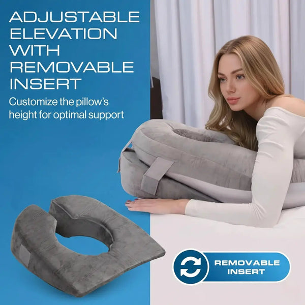 Velmesta Dual-Sided Face-Down Pillow
