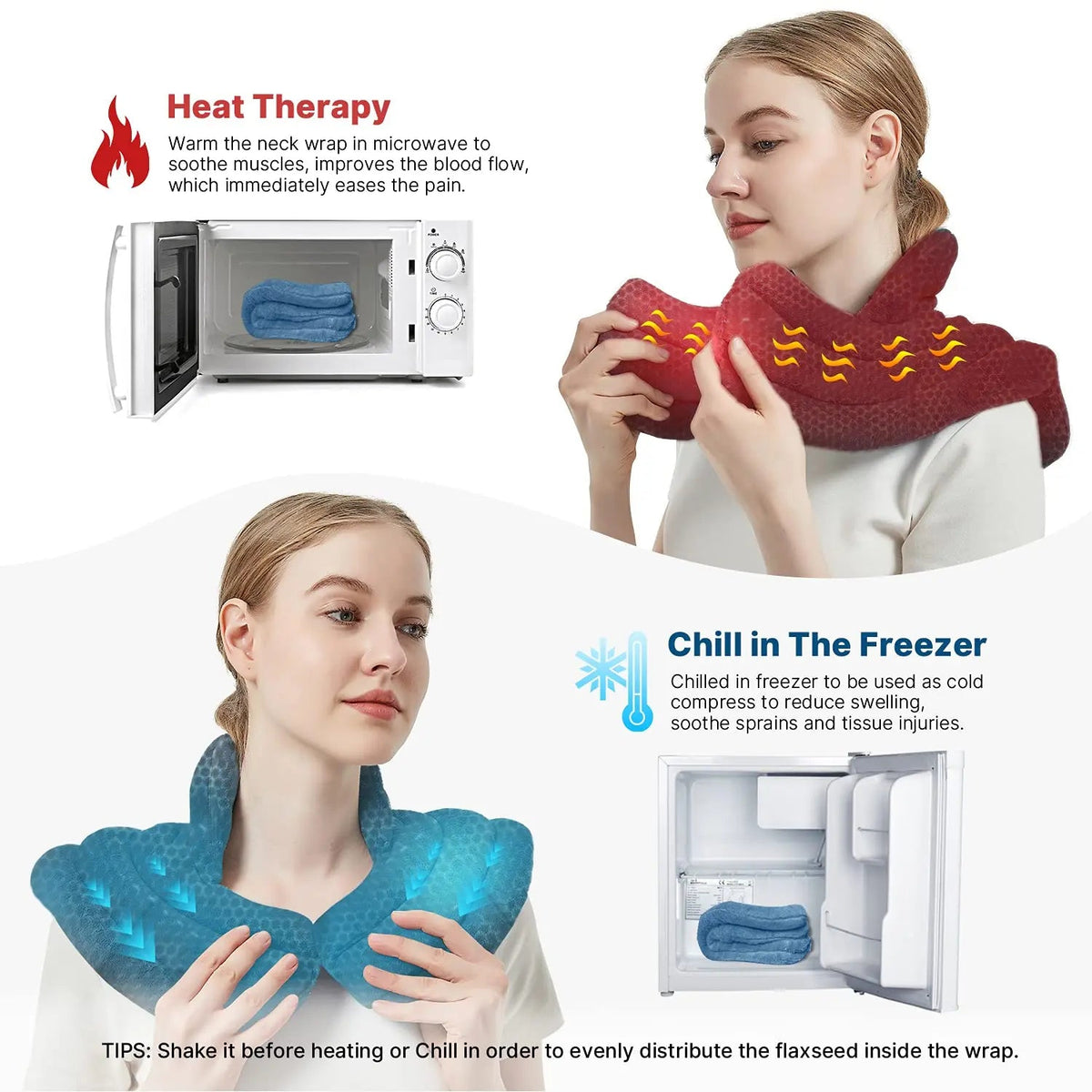 Velmesta Microwavable Neck and Shoulder Heating Pad view 2