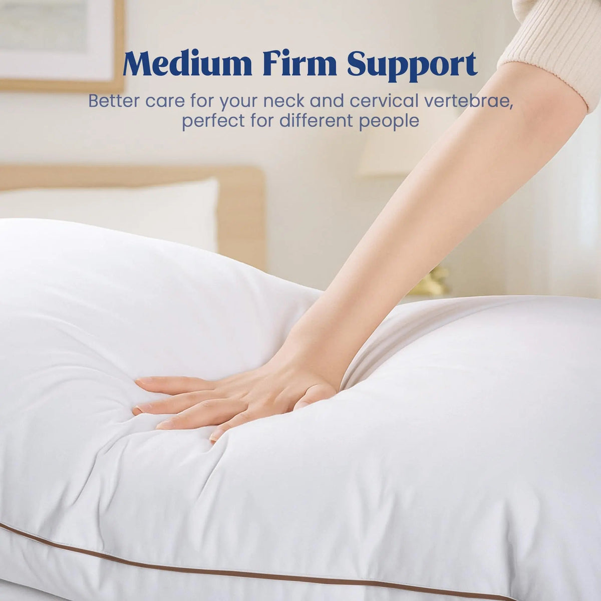 Velmesta Luxury Down Pillow for Premium Sleep Comfort
