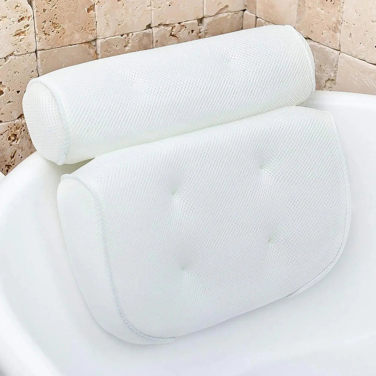 Velmesta Spa Bath Pillow with Suction Cups