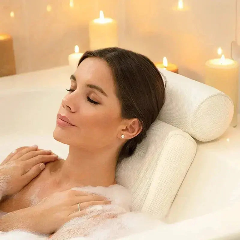Velmesta Spa Bath Pillow with Suction Cups view 2