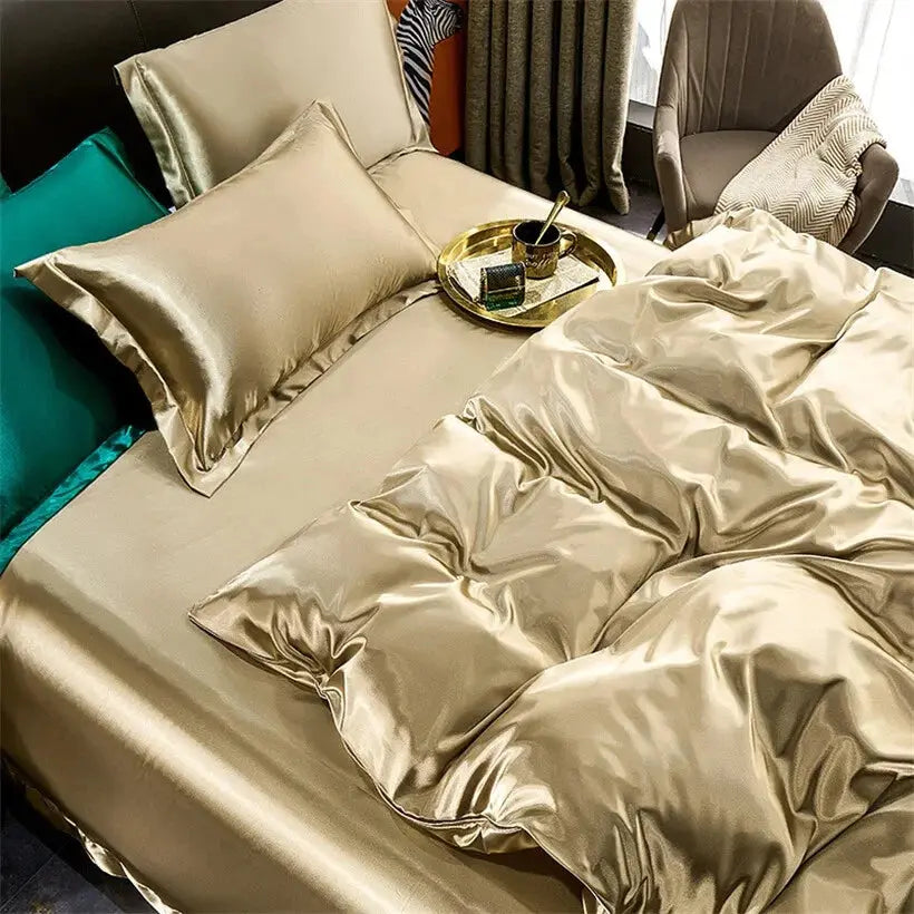 Velmesta Luxury Mulberry Silk Bedding Set