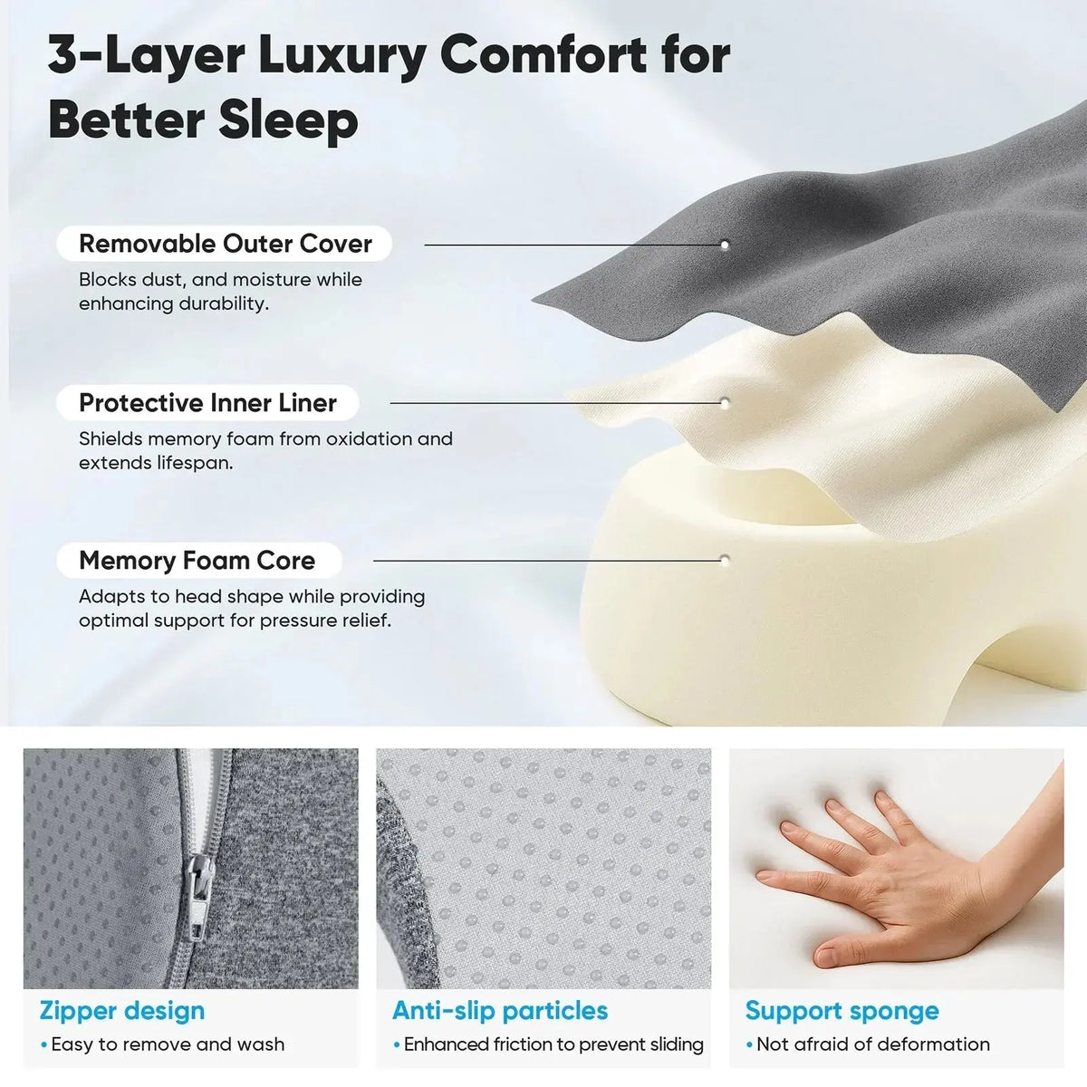 Velmesta Ventilated Face Down Pillow
