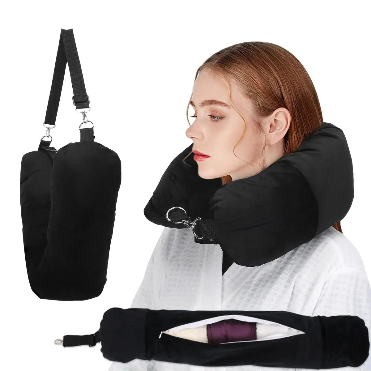 Velmesta Fillable Travel Neck Pillow view 9