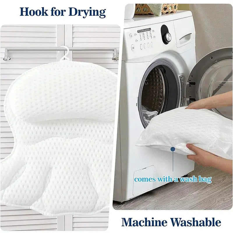 Velmesta Wave Pattern Bath Pillow - view 3