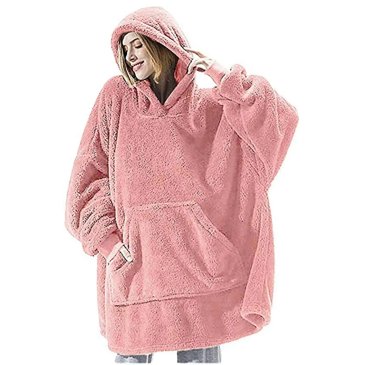 Velmesta Oversized Double Fleece Blanket Hoodie view 8