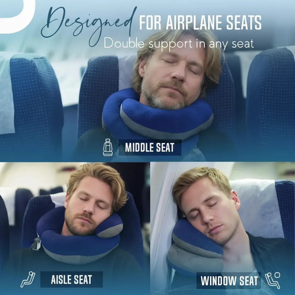 Velmesta Double-Support Travel Neck Pillow