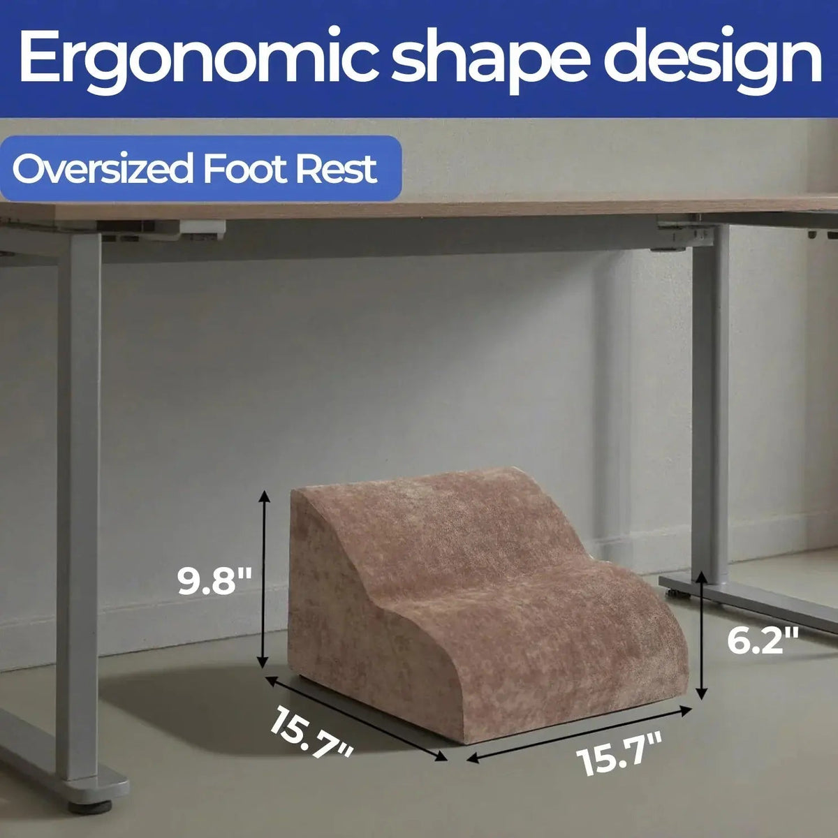 Velmesta 3-Tier Foam Under Desk Footrest view 4
