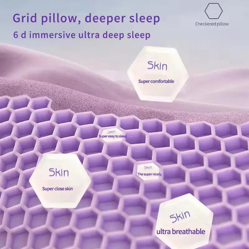 Velmesta Honeycomb Gel Neck Support Pillow view 5