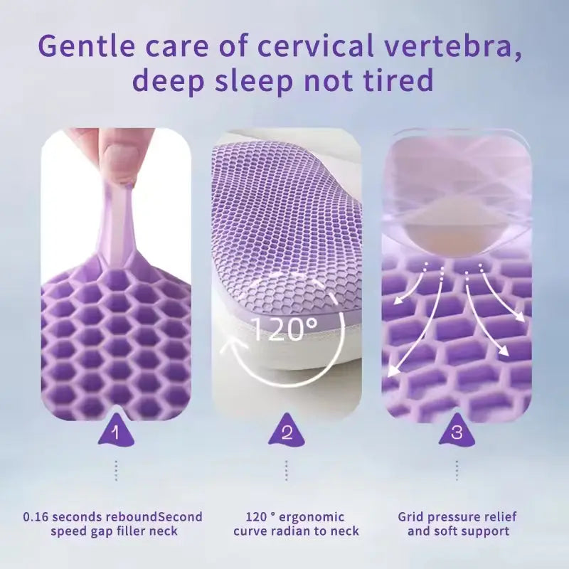 Velmesta Honeycomb Gel Neck Support Pillow view 6
