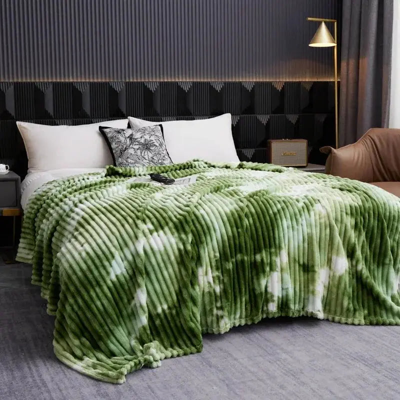 Velmesta Tie-Dye Flannel Fleece Blanket view 4