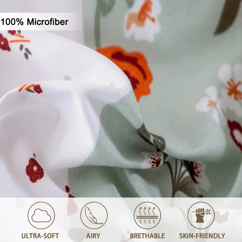 Velmesta Coordinated Floral Splice Duvet Set