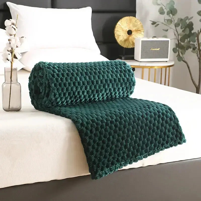 Velmesta 3D Cloud Jacquard Fleece Blanket view 19