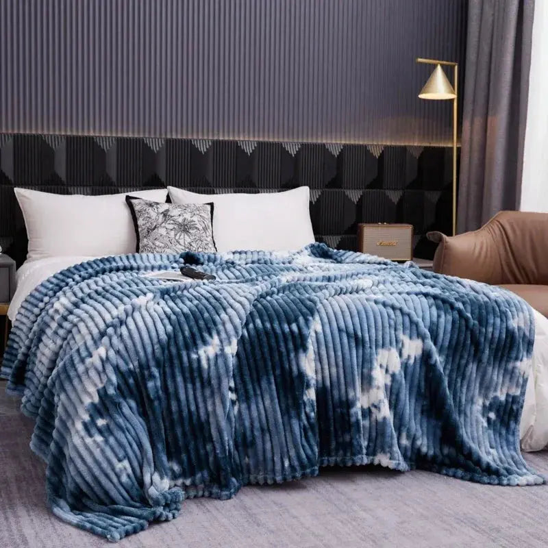 Velmesta Tie-Dye Flannel Fleece Blanket view 8