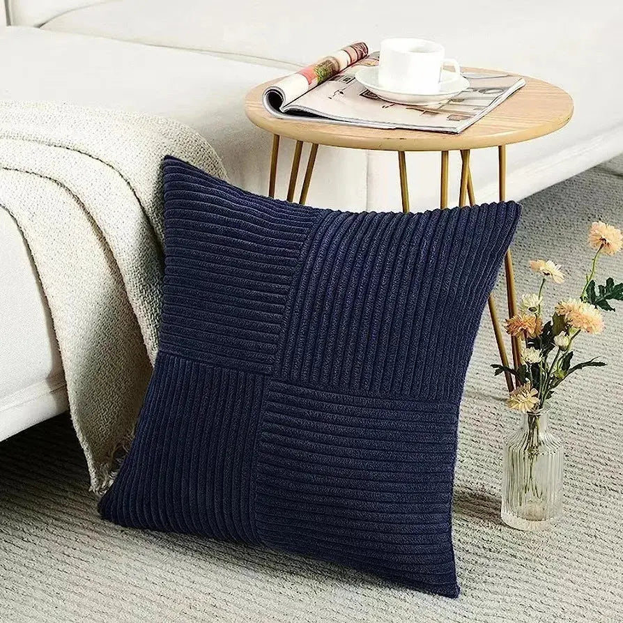 Velmesta Textured Rust Boho Throw Pillow