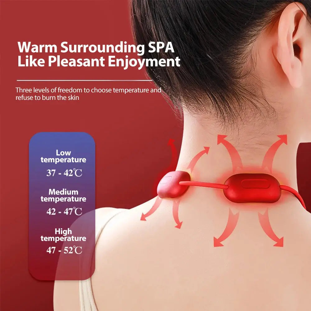 Velmesta Portable EMS Heated Neck Massager view 1