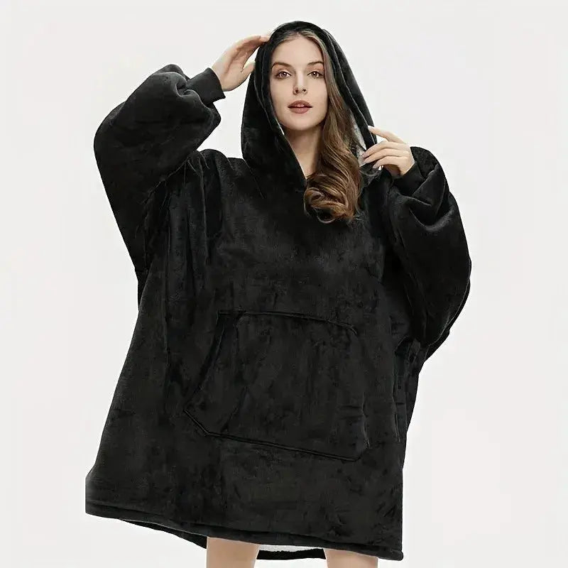 Velmesta Reversible Plush Snuggle Hoodie