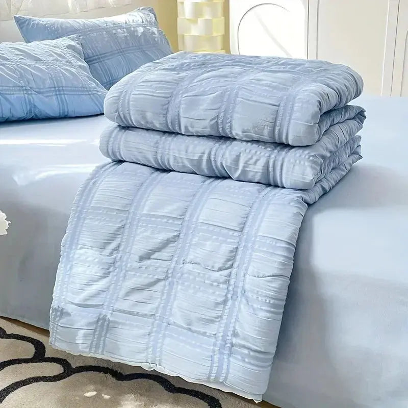 Velmesta Breathable Seersucker Quilt