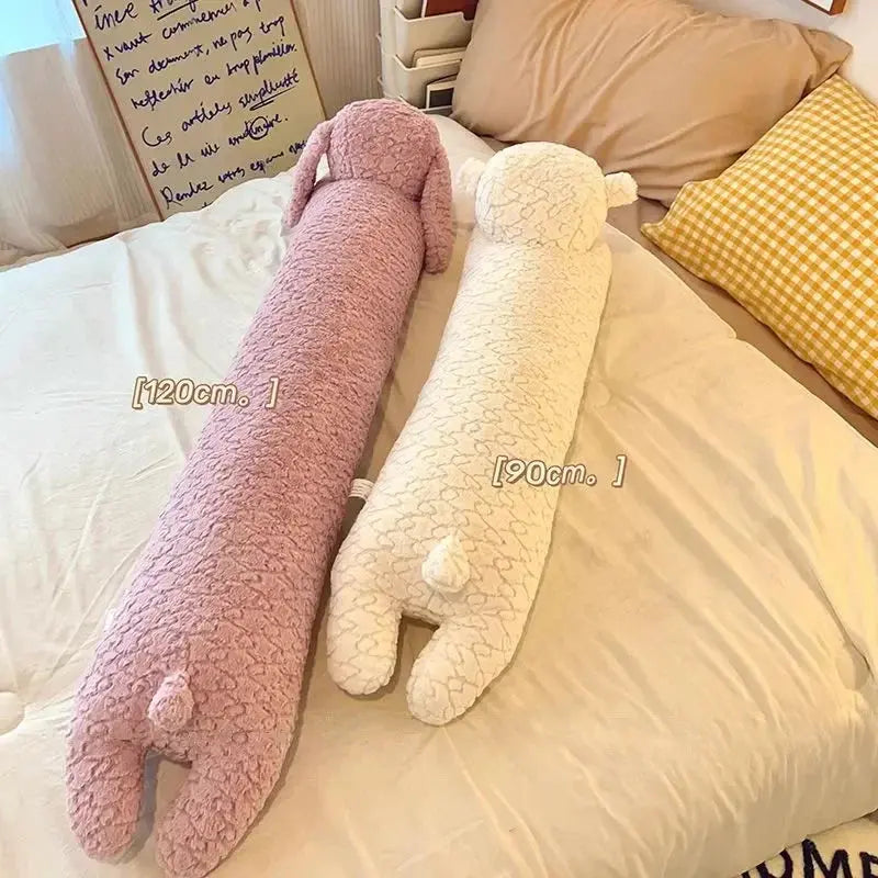 Velmesta Large Plush Bunny & Puppy Body Pillow view 3