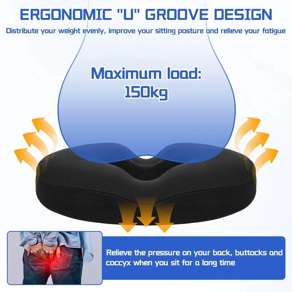 Velmesta Supportive Comfort Ring Cushion