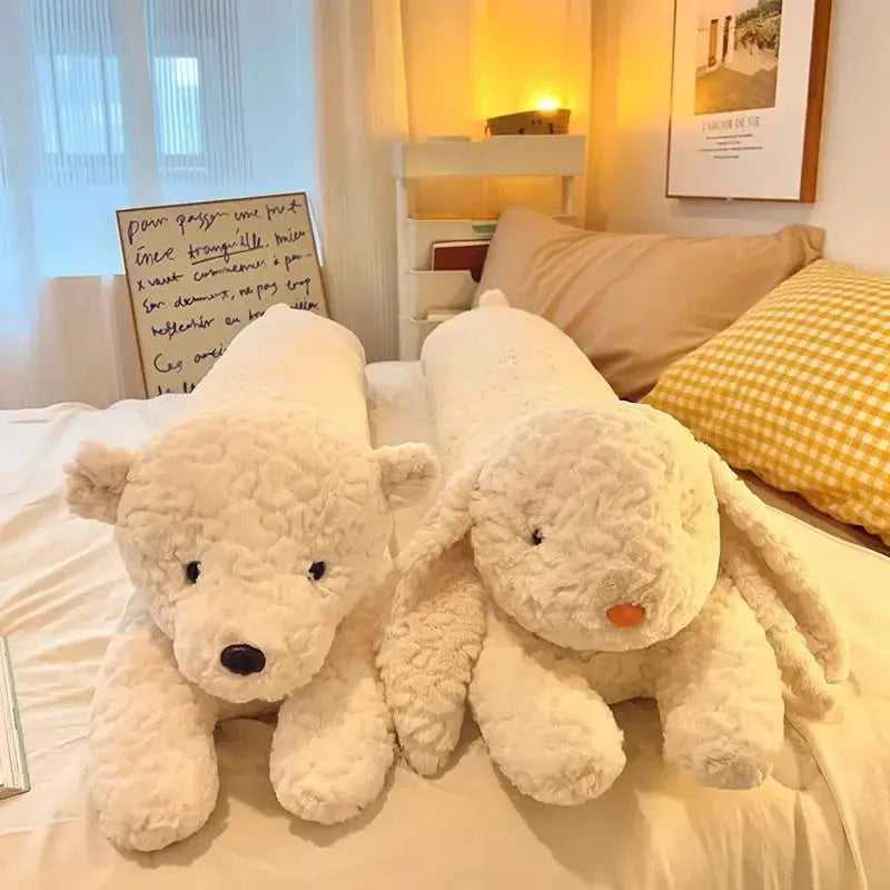 Velmesta Large Plush Bunny & Puppy Body Pillow view 5
