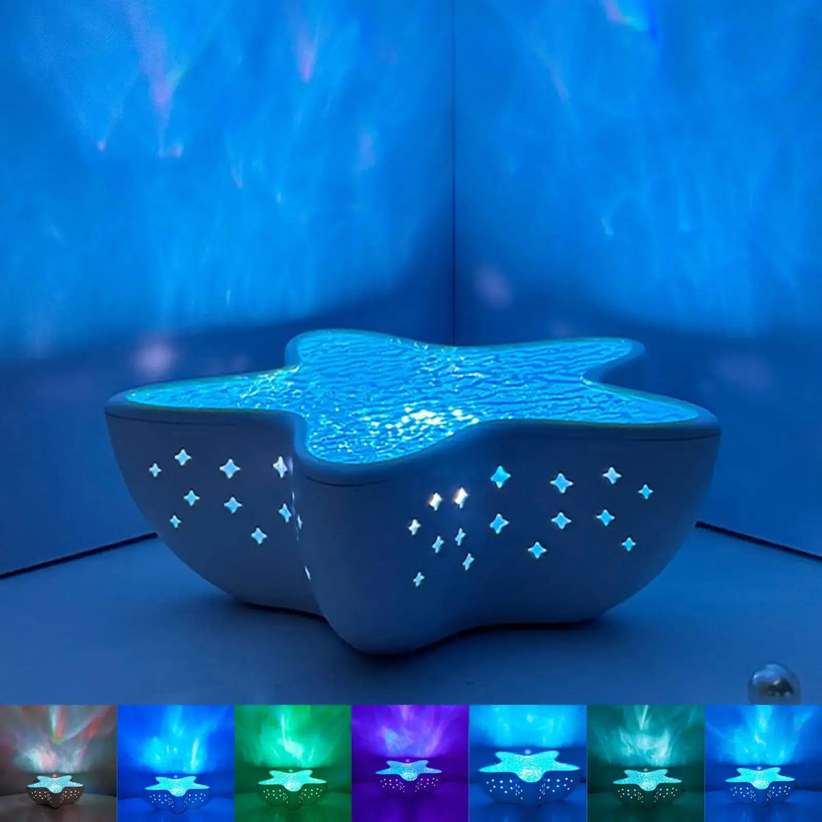 Velmesta Ambient Ocean Wave Projection Lamp view 7