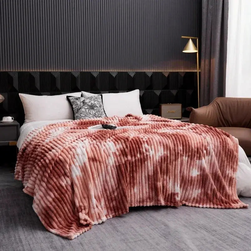 Velmesta Tie-Dye Flannel Fleece Blanket view 5
