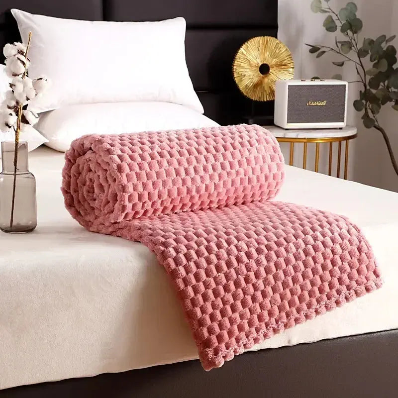 Velmesta 3D Cloud Jacquard Fleece Blanket view 18