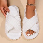 Velmesta Plush Winter Moon Slippers