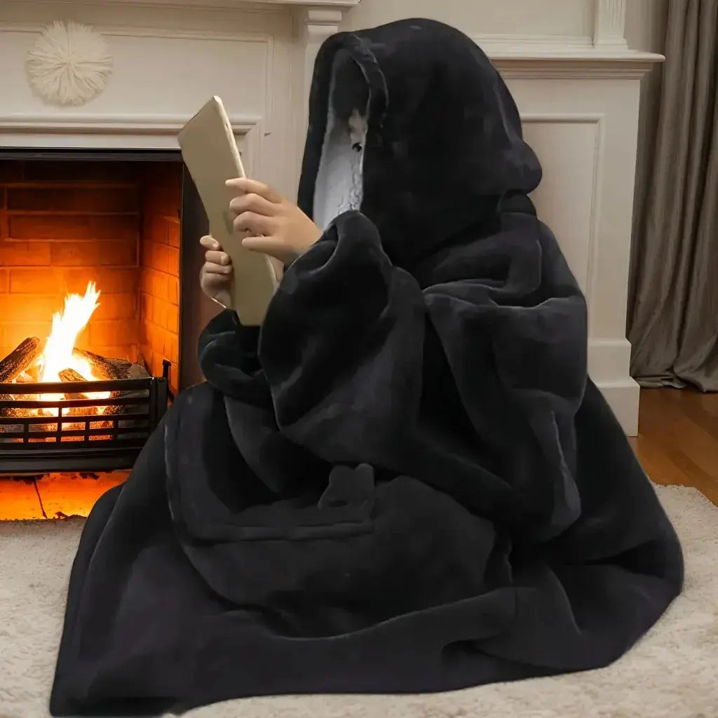Velmesta Reversible Plush Snuggle Hoodie