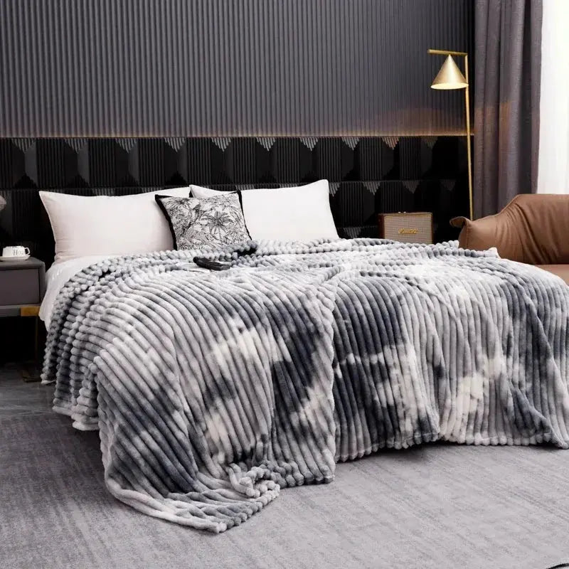 Velmesta Tie-Dye Flannel Fleece Blanket view 6
