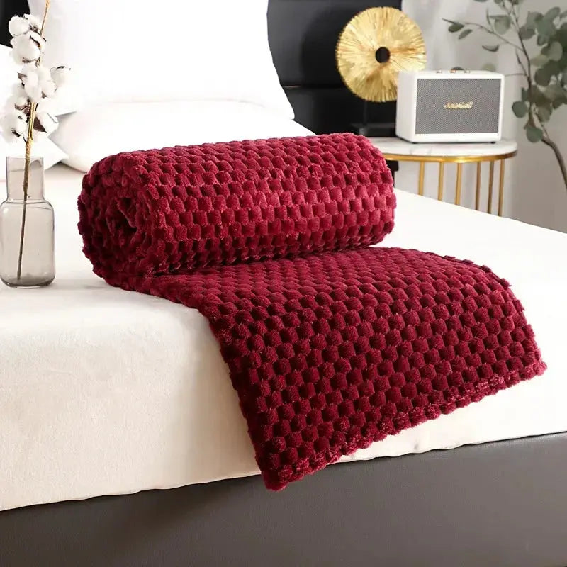 Velmesta 3D Cloud Jacquard Fleece Blanket view 16