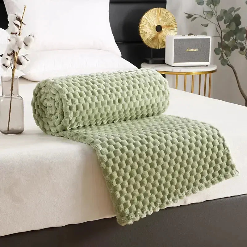 Velmesta 3D Cloud Jacquard Fleece Blanket view 15