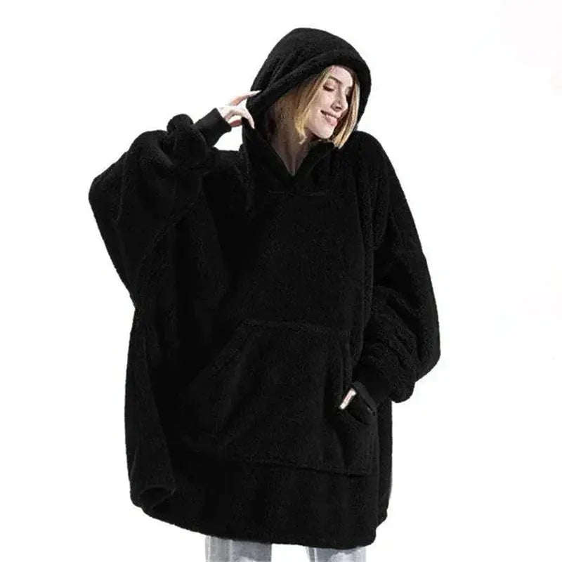 Velmesta Oversized Double Fleece Blanket Hoodie view 18