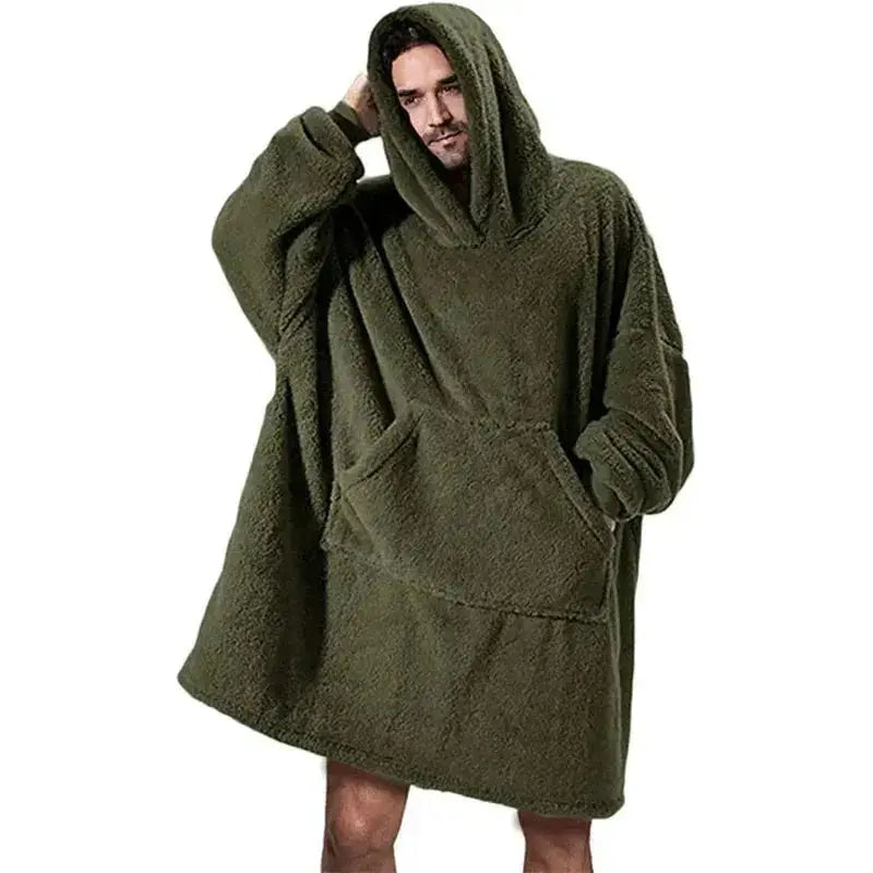 Velmesta Oversized Double Fleece Blanket Hoodie view 12