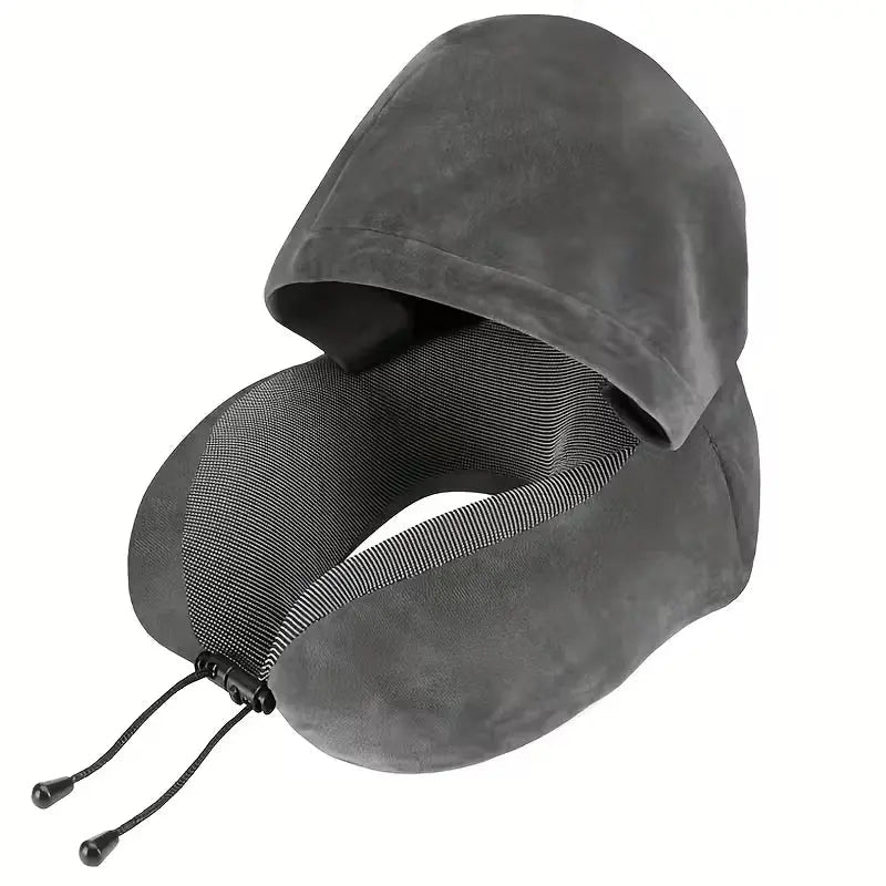 Velmesta Hooded U-Shaped Travel Pillow