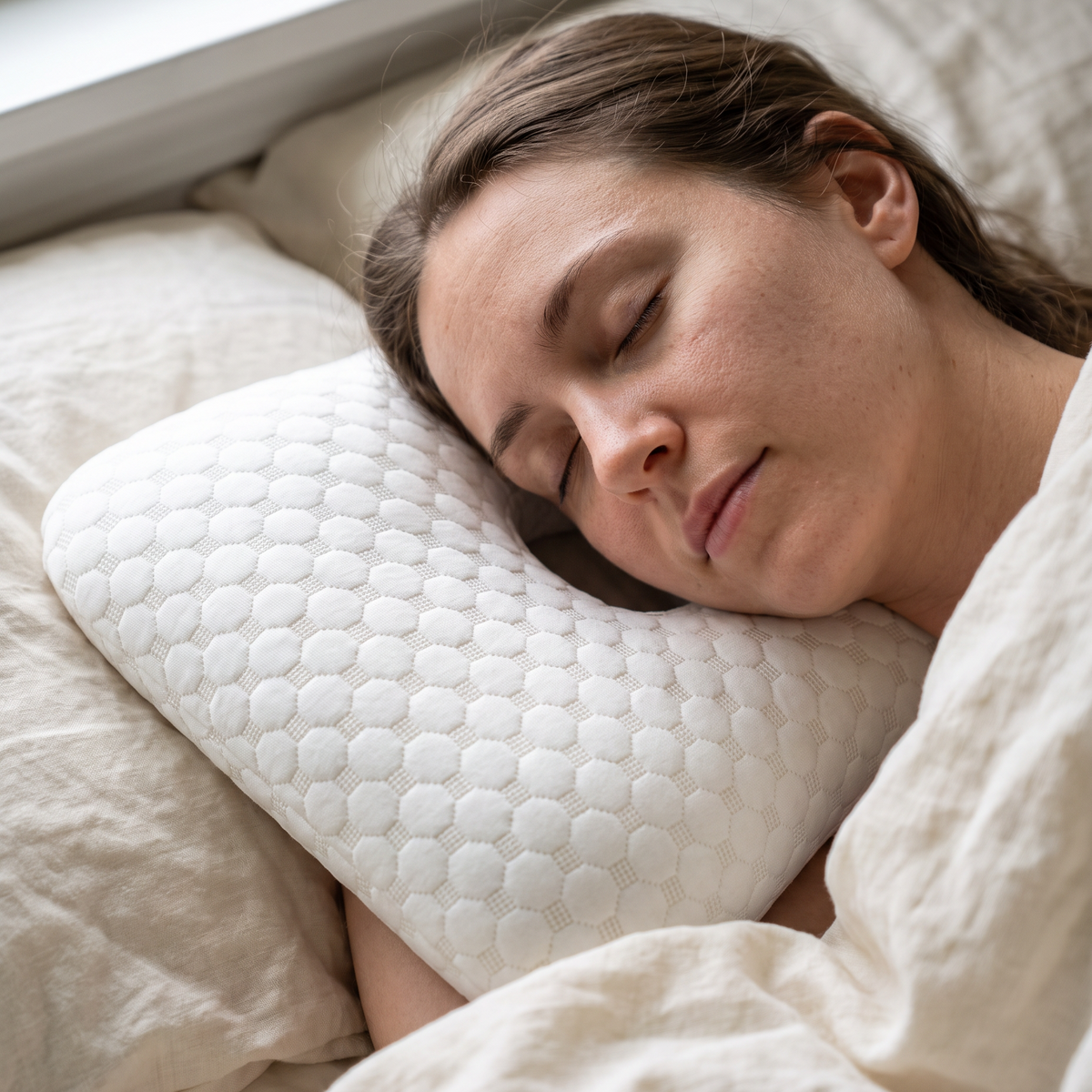 Velmesta Ear Piercing Donut Pillow