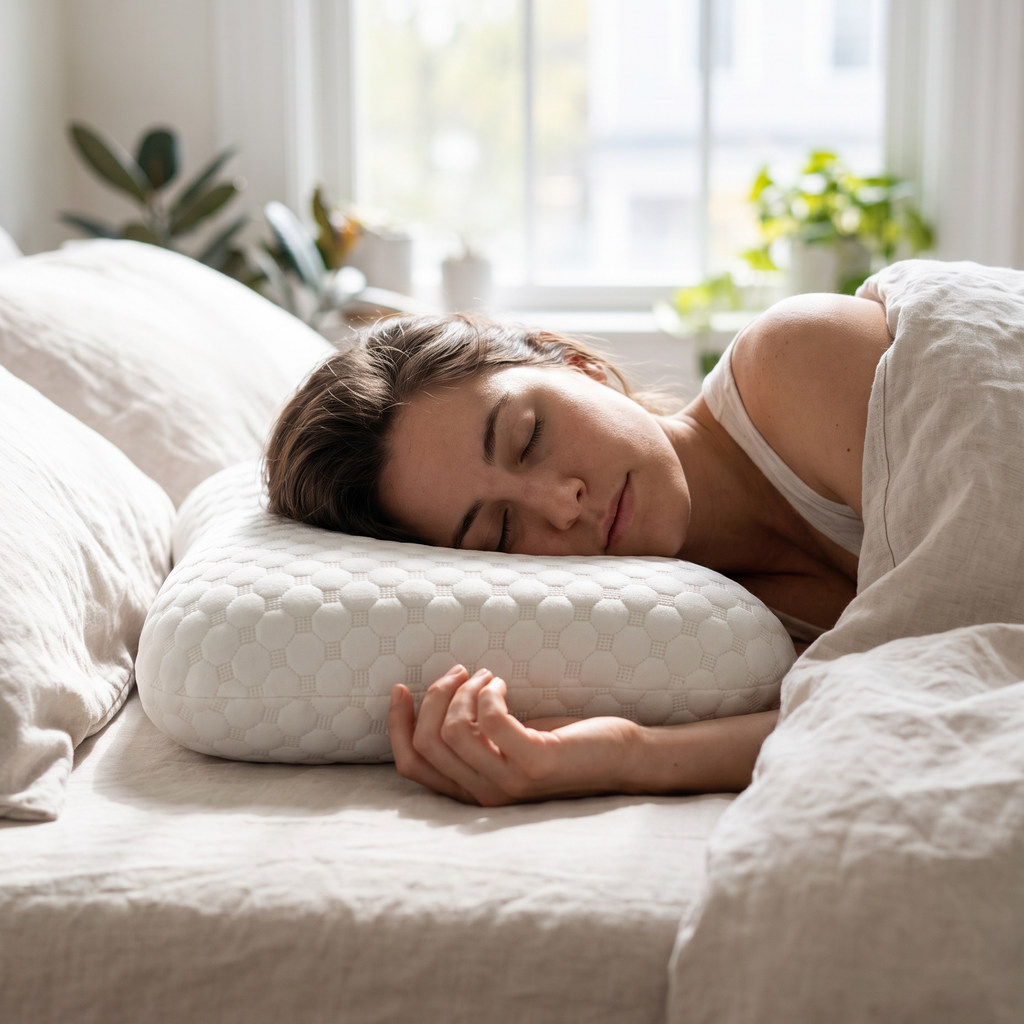 Velmesta Ear Piercing Donut Pillow