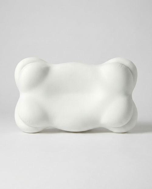 Velmesta Cloud Alignment Pillow on plain background