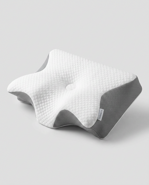 Velmesta Wave Contour Pillow on plain background